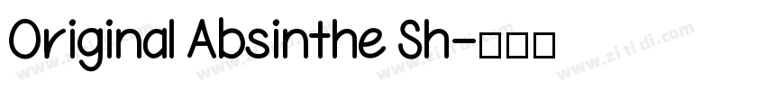 Original Absinthe Sh字体转换